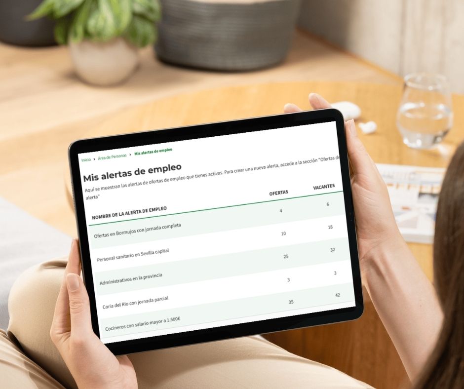 Mis alertas de empleo